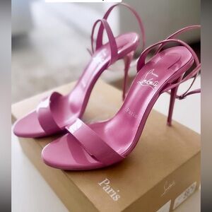 Christian Louboutin -  Loubigirl 100 pink heels - size 39